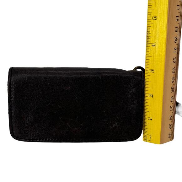 Bed Stu Wristlet Fold Wallet Women's Leather Distressed Brown Small Western - Picture 11 of 12